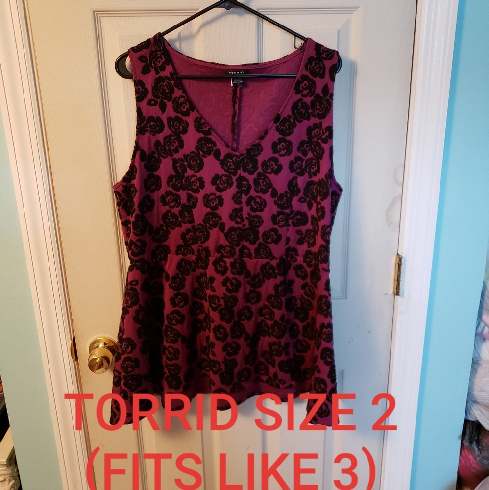 Purple Peplum Tank!